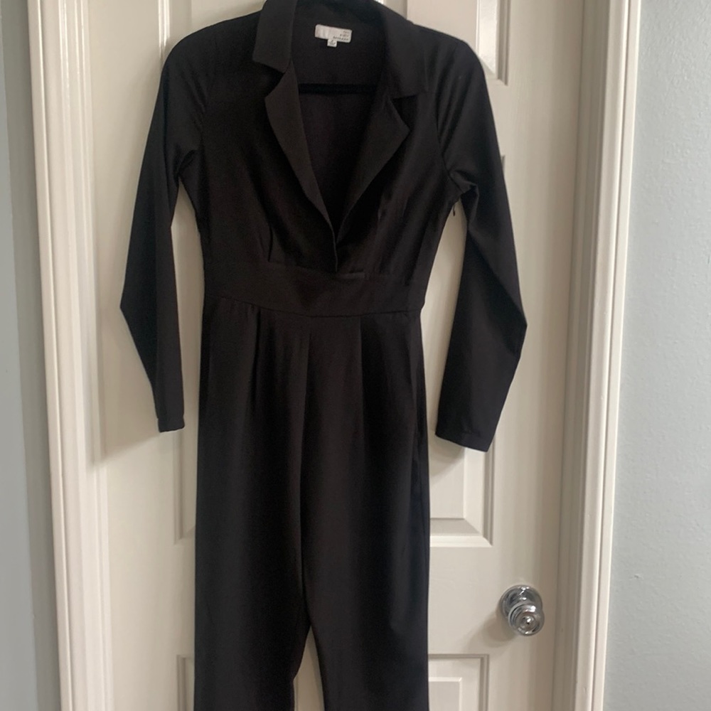 Tuxedo style romper